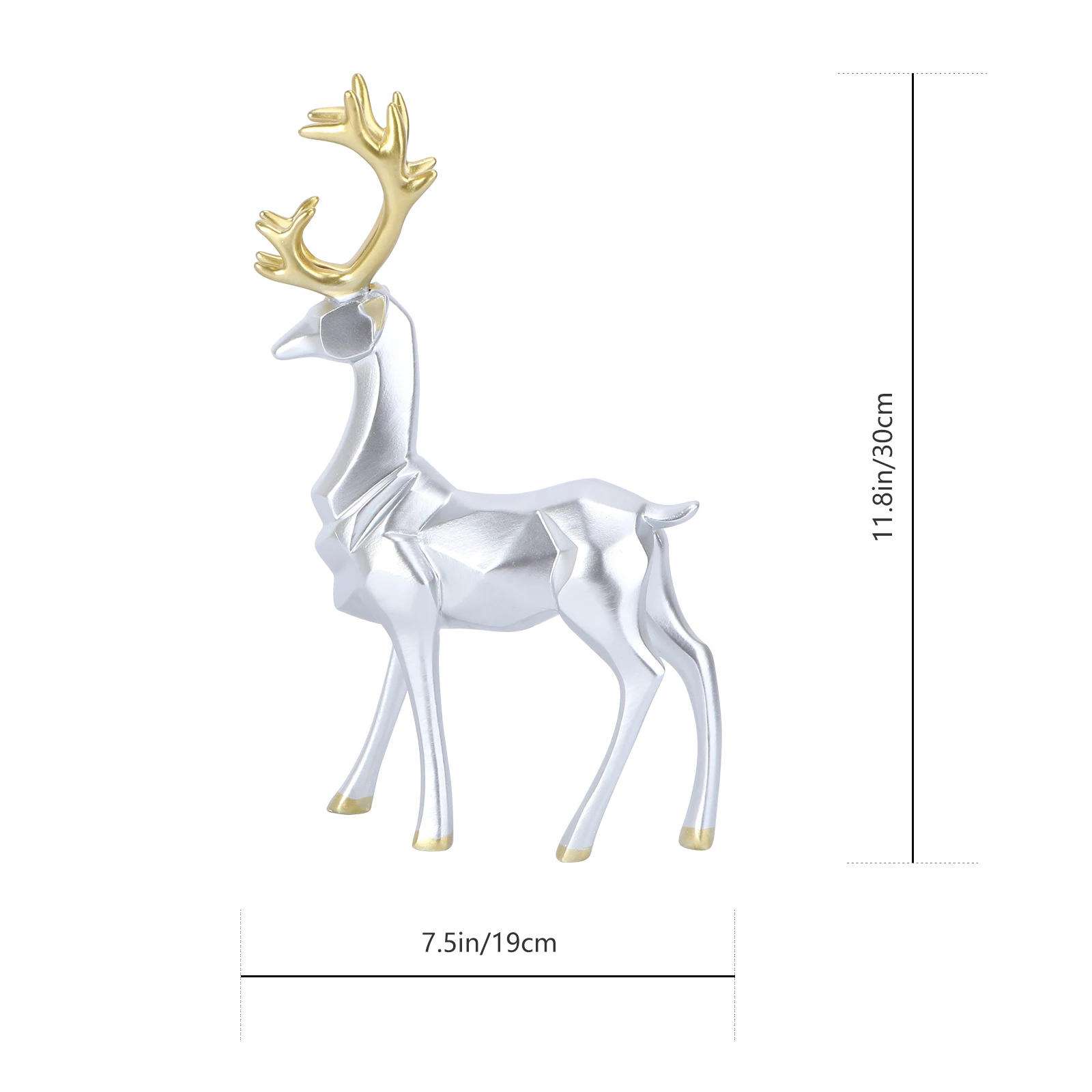 

1 Pair Elk Desktop Ornament Premium Tabletop Deer Decor For Home Holiday Party Xmas Gift Kids Home Decor Decoration