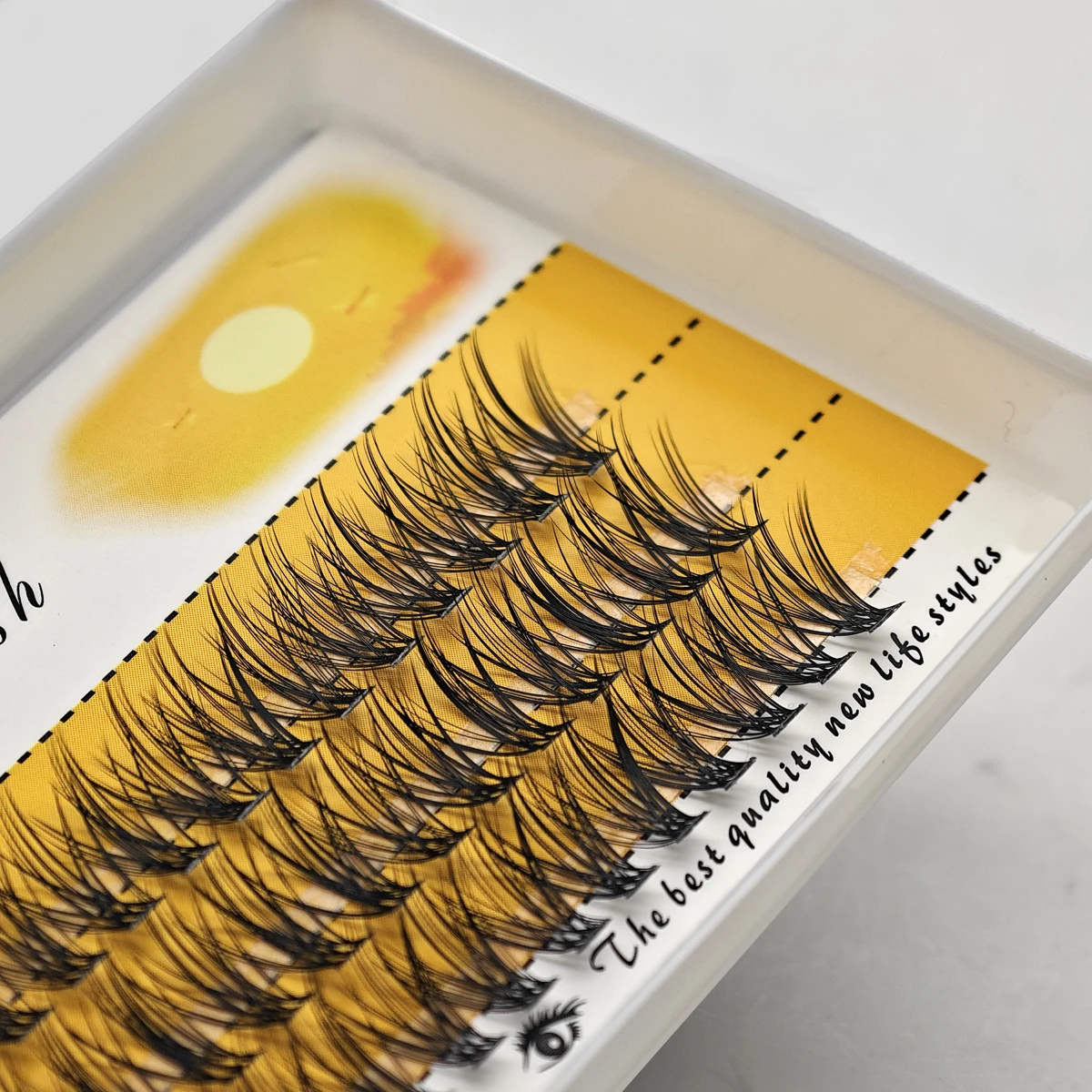 DIY Wimpern-Cluster 20D-30D Flauschige Wimpern-Cluster für Selbstapplikation, Handgefertigte Einzelwimpernverlängerungen für einen Natürlichen Look – Detail 9