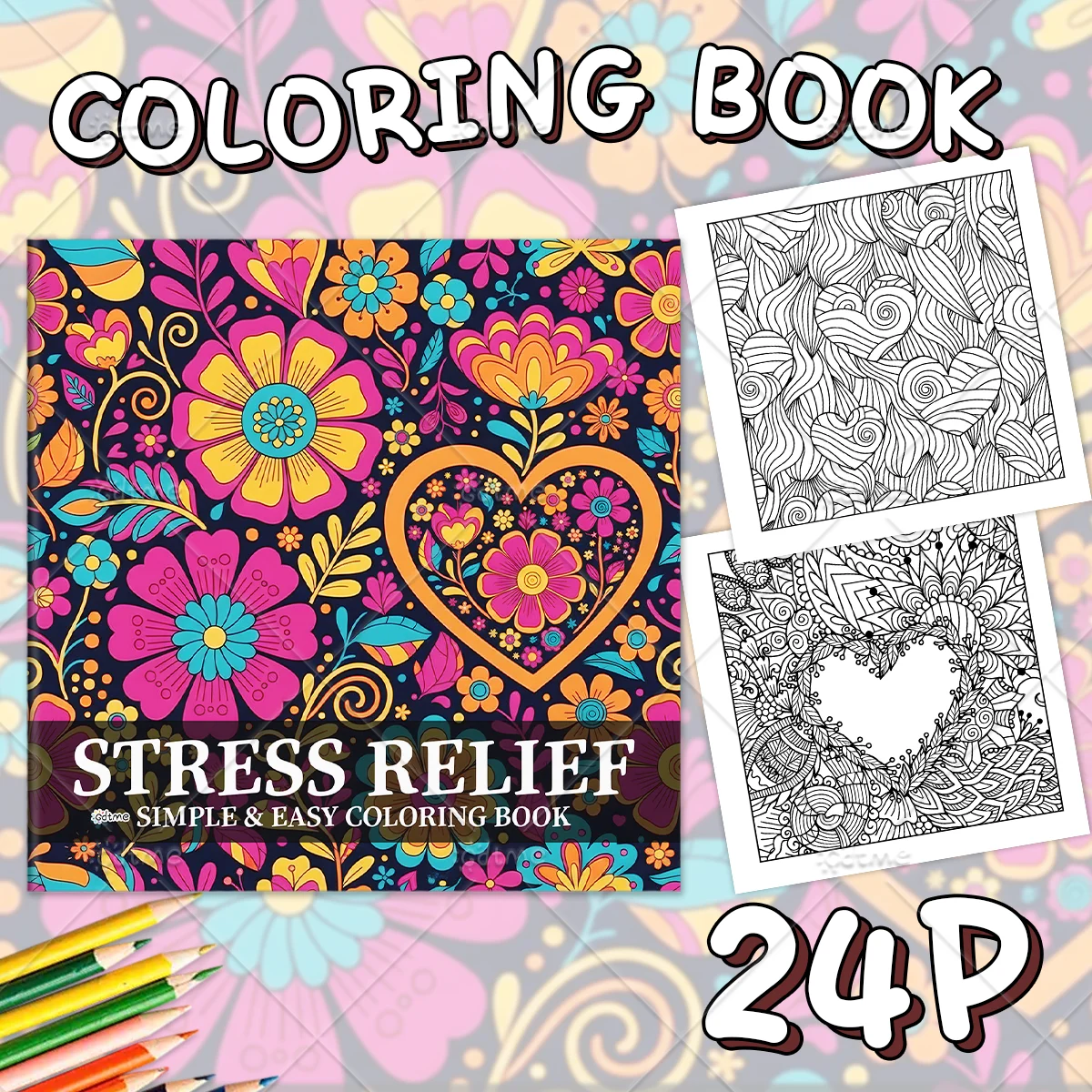 STRESS-ABWEHRENDE Malbücher für Erwachsene und Jugendliche mit niedlichen, gemütlichen täglichen Aktivitäten zur Entspannung (Cozy Spaces Coloring) – Detail 1