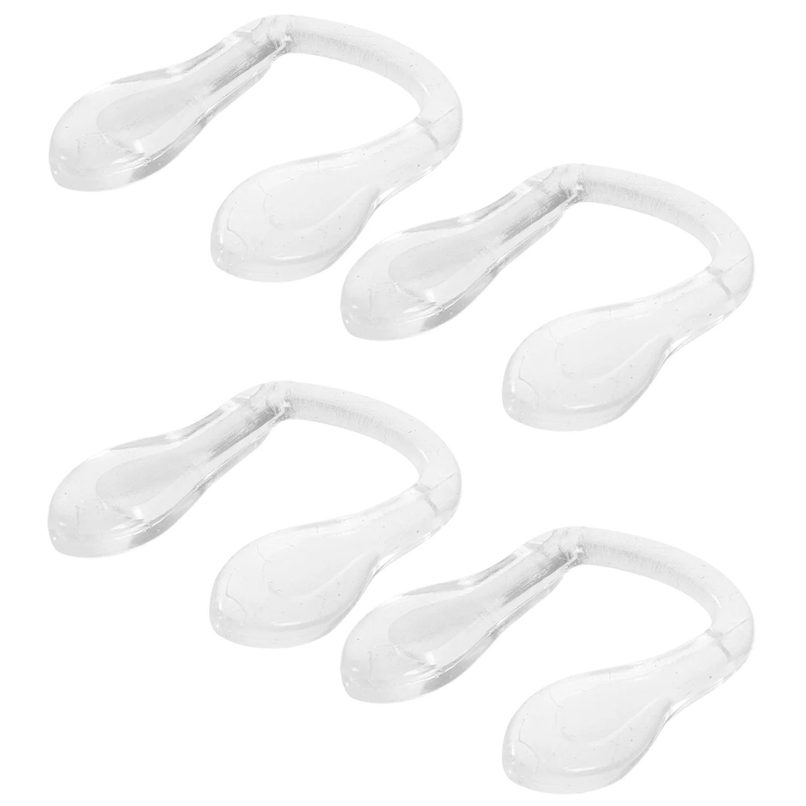 4 Pcs Conjoined Child Clear Glasses Accessories for Nose Pad Silica Gel Replacement Pads