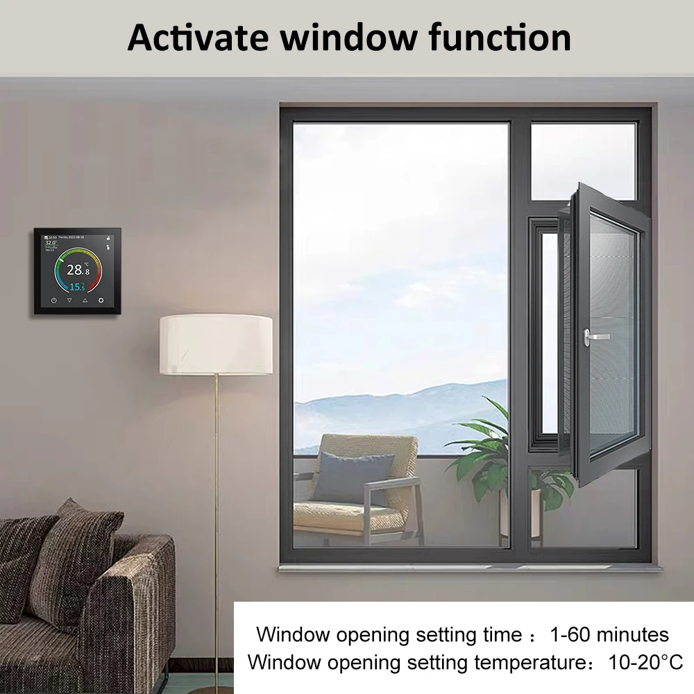 Imagem -04 - Tuya Smart Wifi Termostato Piso de Aquecimento Elétrico Controle Remoto de Temperatura Termorregulador para Alexa Vida Inteligente 220v 16a