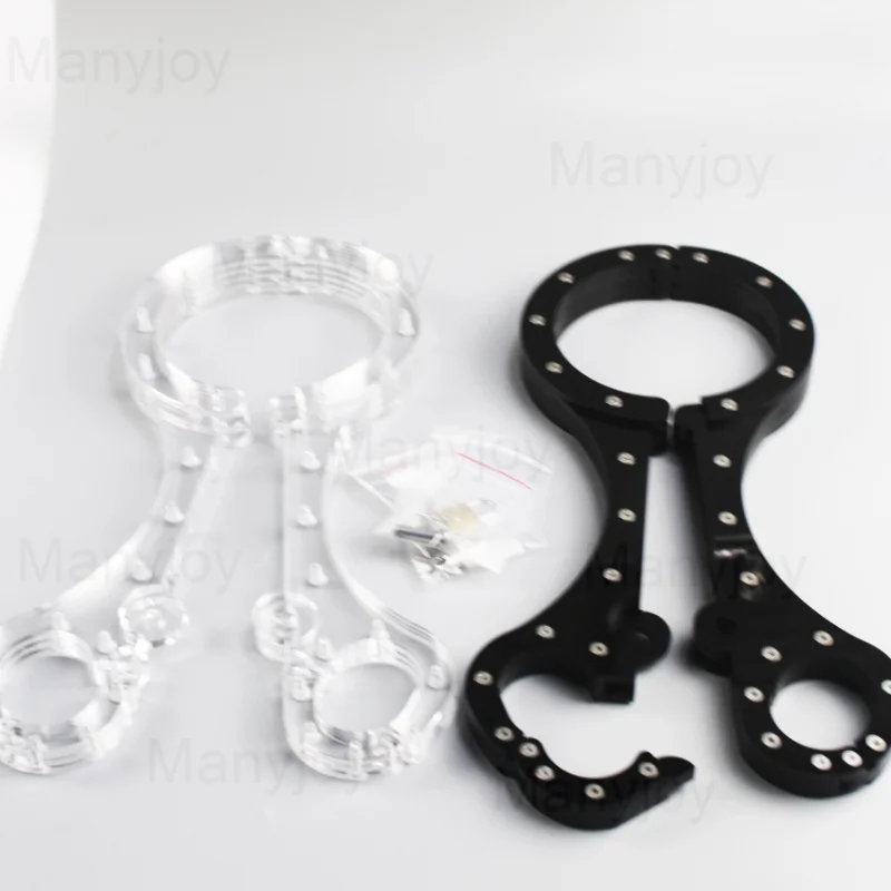 Crystal Wrist Oval Handcuffs Pillory Neck Collar Cangue Slave Thumbcuffs Finger Lock Restraints BDSM Bondage Yoke Adult Sex Toys