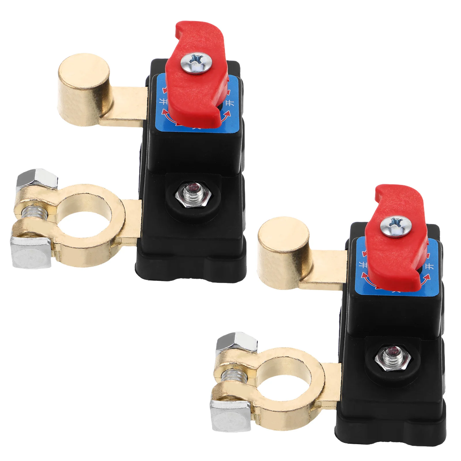 2 Stuks Auto Disconnect Switch Anti-Lekkage Klem Zware Afgesneden Truck Rv Marine Isolator Anti-Lekkage uitgeschakeld