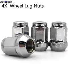 4X Car Steel Wheel Lug Nuts  1/2