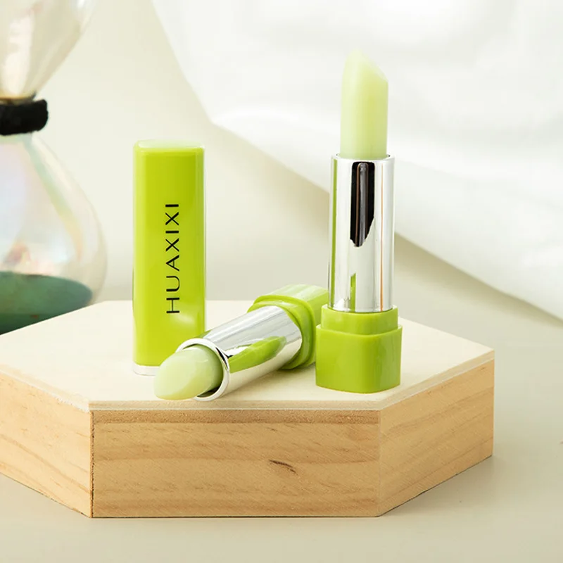 Bálsamo labial hidratante de Aloe Vera, Caroteno, cambia de Color, lápiz labial de gelatina, Base de planta, maquillaje de larga duración, cuidado de labios TSLM1