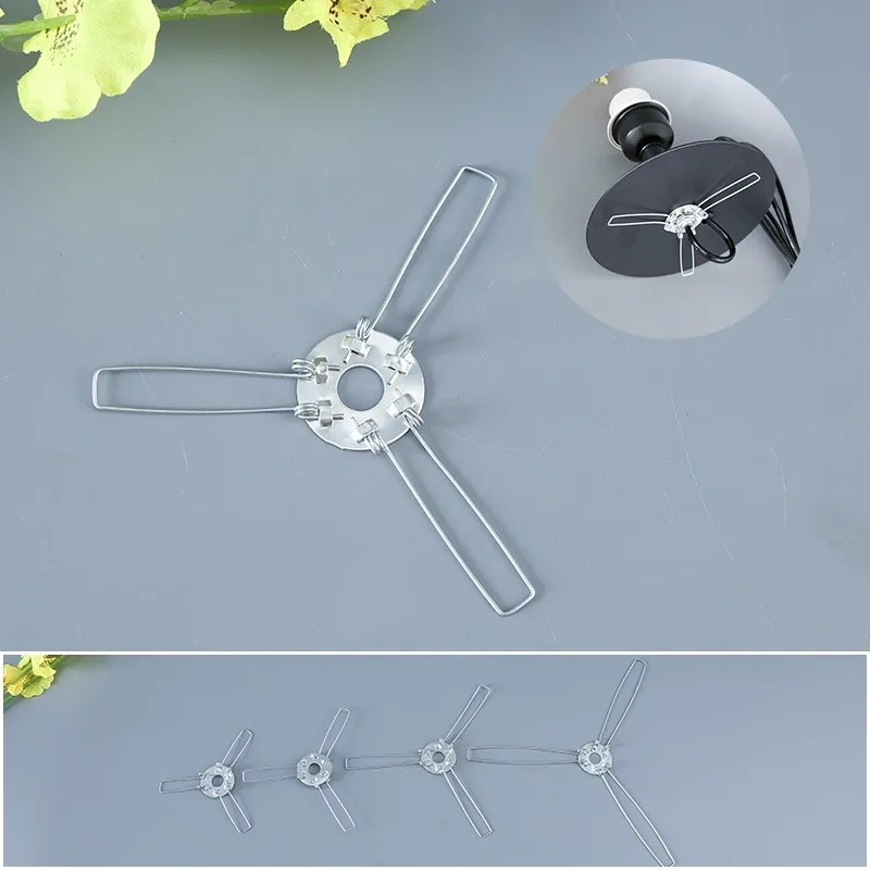 25 pcs-Fork Stable Design 120mm 3-Fork Lamp Spring Clips, great for Home Lighting Installation, Firm Secure Grip