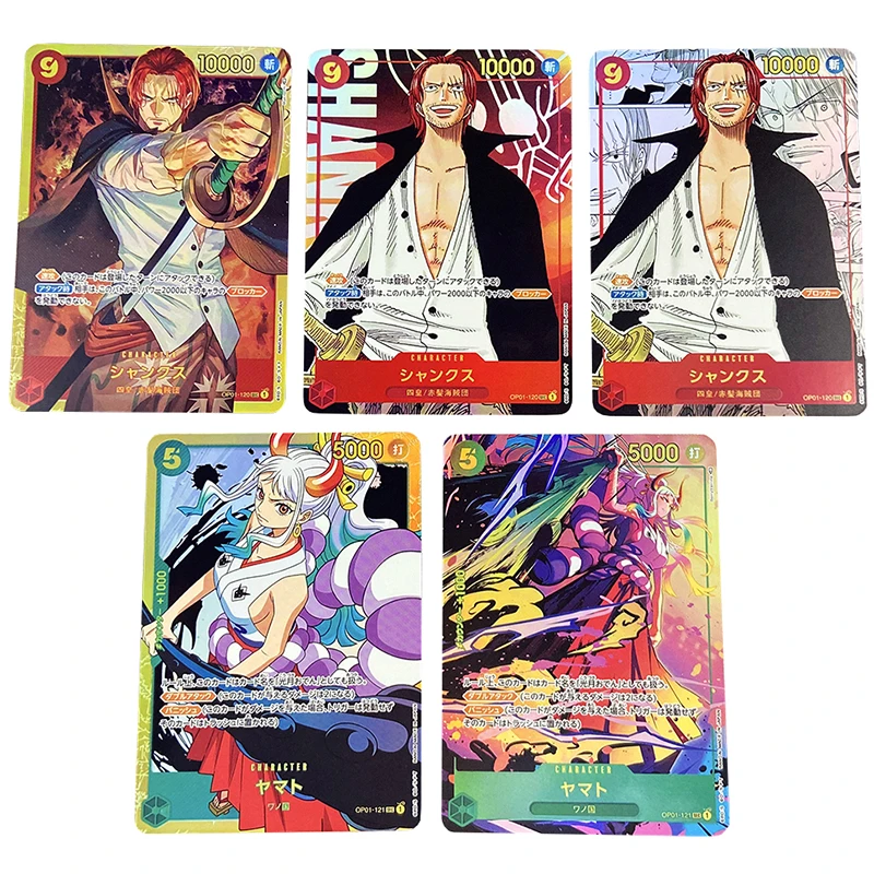 48pcs/set One Piece TCG OPCG OP01 Card Game Luffy Shanks Roronoa Zoro Nami Japanese Version Replica Game Anime Collection Cards