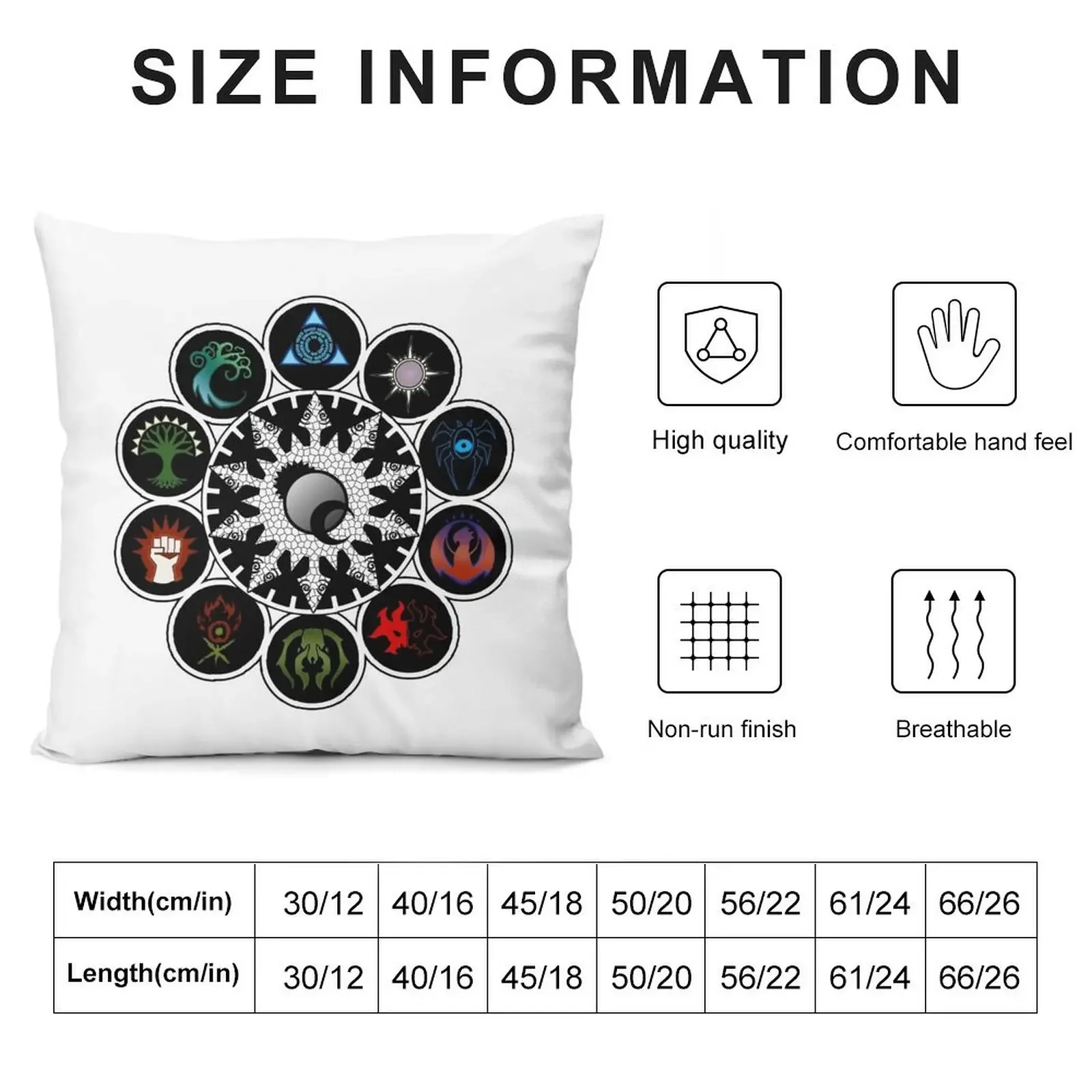 Tablet of the Guilds Throw Pillow Pillowcase Cushion covers for pillows luxury home accessories pillow