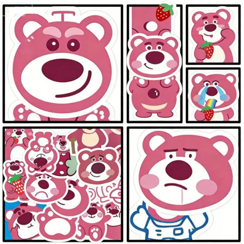 100-adesivos-de-urso-morango-graffiti-a-prova-d'Agua-para-laptop-celular-skate-garrafa-termica-adesivos-diy-presente-infantil