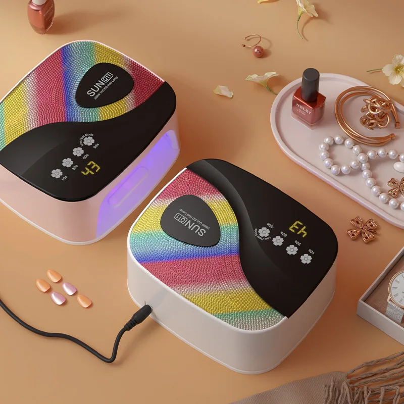 المنزلية 45 LED مسمار مصباح المهنية الأشعة فوق البنفسجية ضوء التجفيف السريع المحمولة تصميم الذكية الاستشعار مسمار ضوء معدات مجففات الأظافر