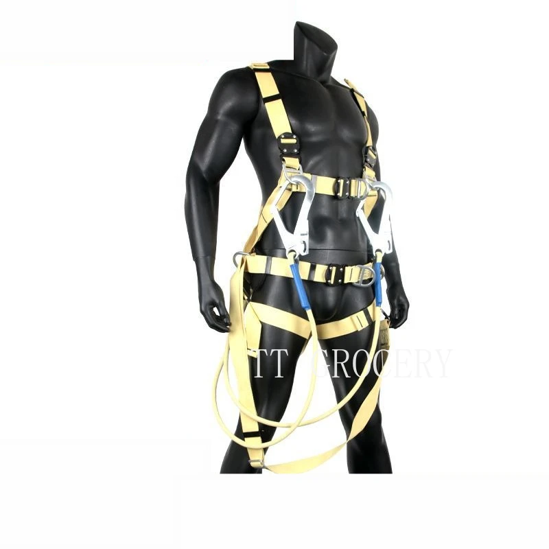 Aramid Safety Harness 5-Point Welding Safety Belt Fire Rescue Fall Protection High Temperature Resistant & Fire Retardant