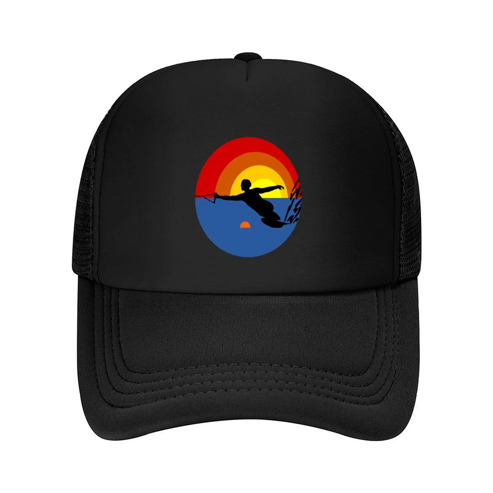 

Water Ski Slalom Skier Baseball Cap Big Size Hat Custom Cap luxury woman cap fashionable Ladies Men's
