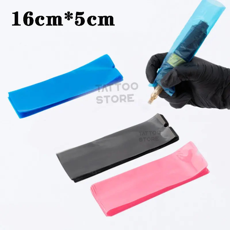 Tattoo Pen Covers 50pcs Pink Tattoo Pen Machine Bags Disposable Cartridge Tattoo Machine Sleeves Bags Pen Type Covers Supplies