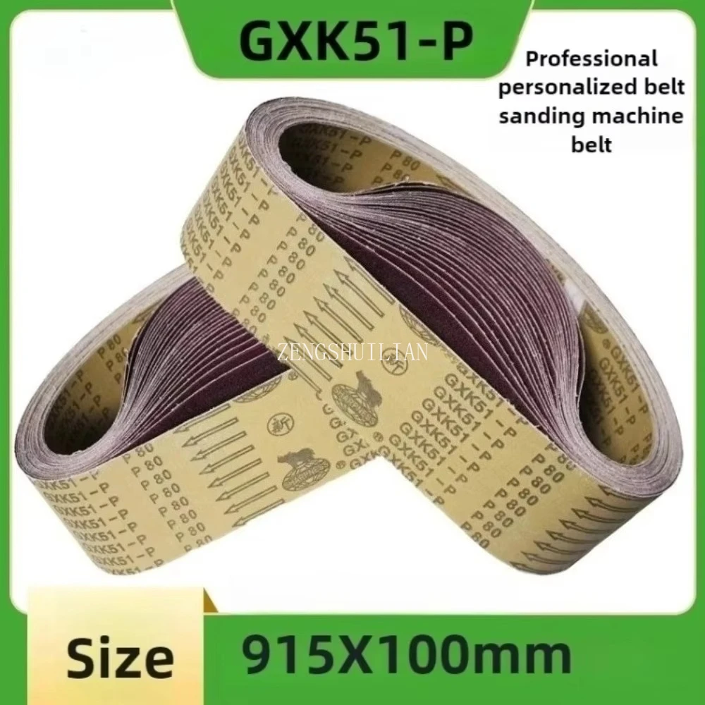 

7 pieces of alumina sand belt 915*100mm 40#-800# for metal, woodworking, furniture polishing