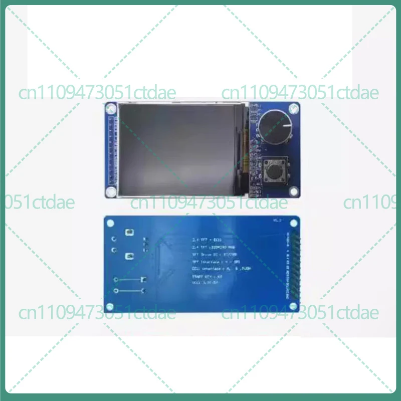For 1.8 2.4 Inch TFT LCD with EC11 Rotary Encoder SPI Interface