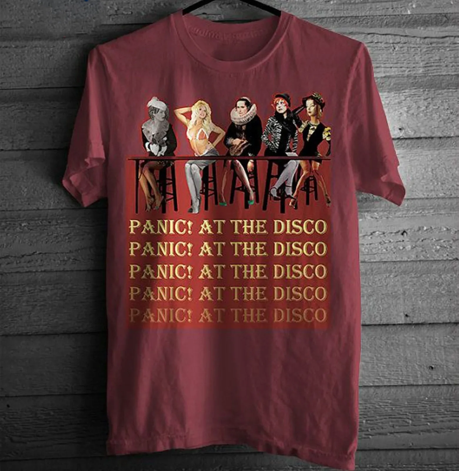 A Fever You Can't Sweat Out Panic At The Disco Red Unisex Full size Shirt NG254