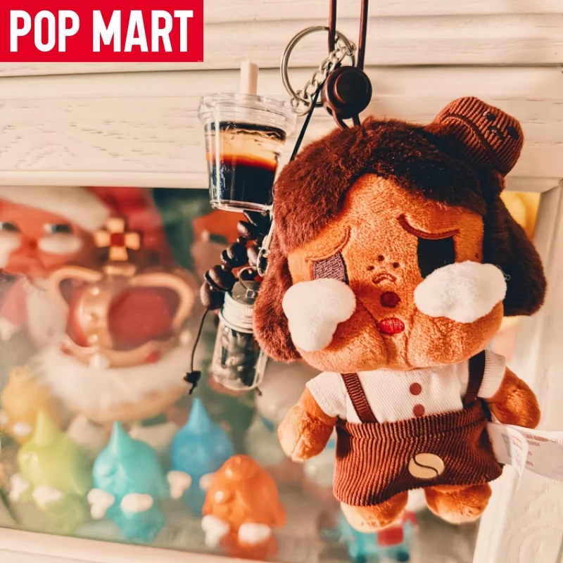 Genuine POP MART Bubble Cute Grain Coffee Factory Series Blind Box Trendy Vinyl Plush Dolls Pendant festival Gifts cute toys