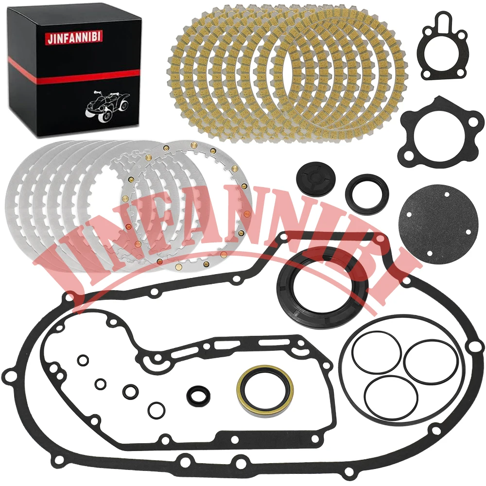 Clutch Spring Plates Kit & Cover Gasket For Harley Sportster 1200 XL1200 1991-1998 1999 2000 2001 2002 2003