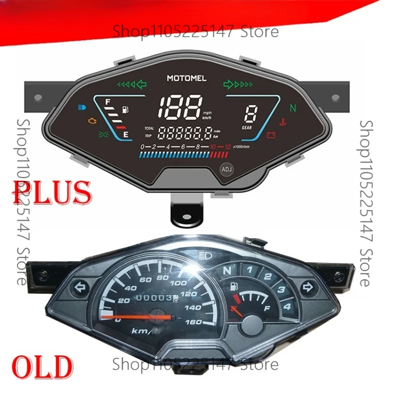 

For Motomel Blitz Plus 110 Motorcycle Digital Instrument Assembly Automatic brightness adjustment