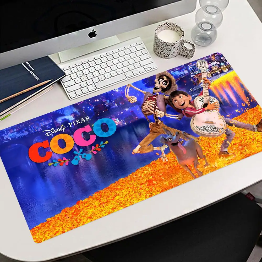 Coco Mouse Pad 900x400mm HD Print Durable valorant Rubber Mousepad PC Computer Gaming Lock Edge Mousepad XXL Non-slip Mat