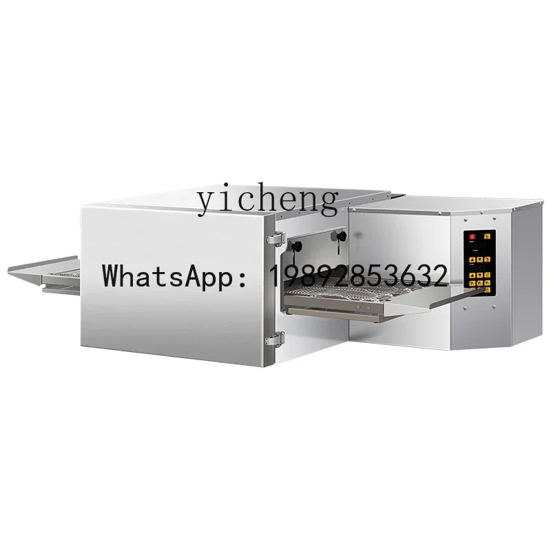 ZZPizza Oven Commercial Chain Hot Air Circulation Oven Crawler Chinese Hamburger Electric Oven