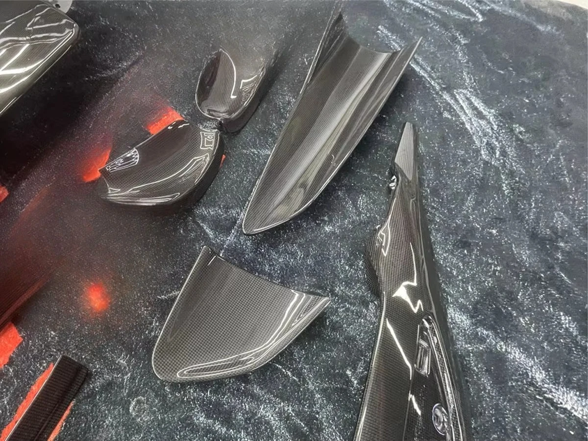 OEM Style Automotive Accessories Dry Carbon Fiber Auto Parts Body Interior Door Panel Trim for  SF90