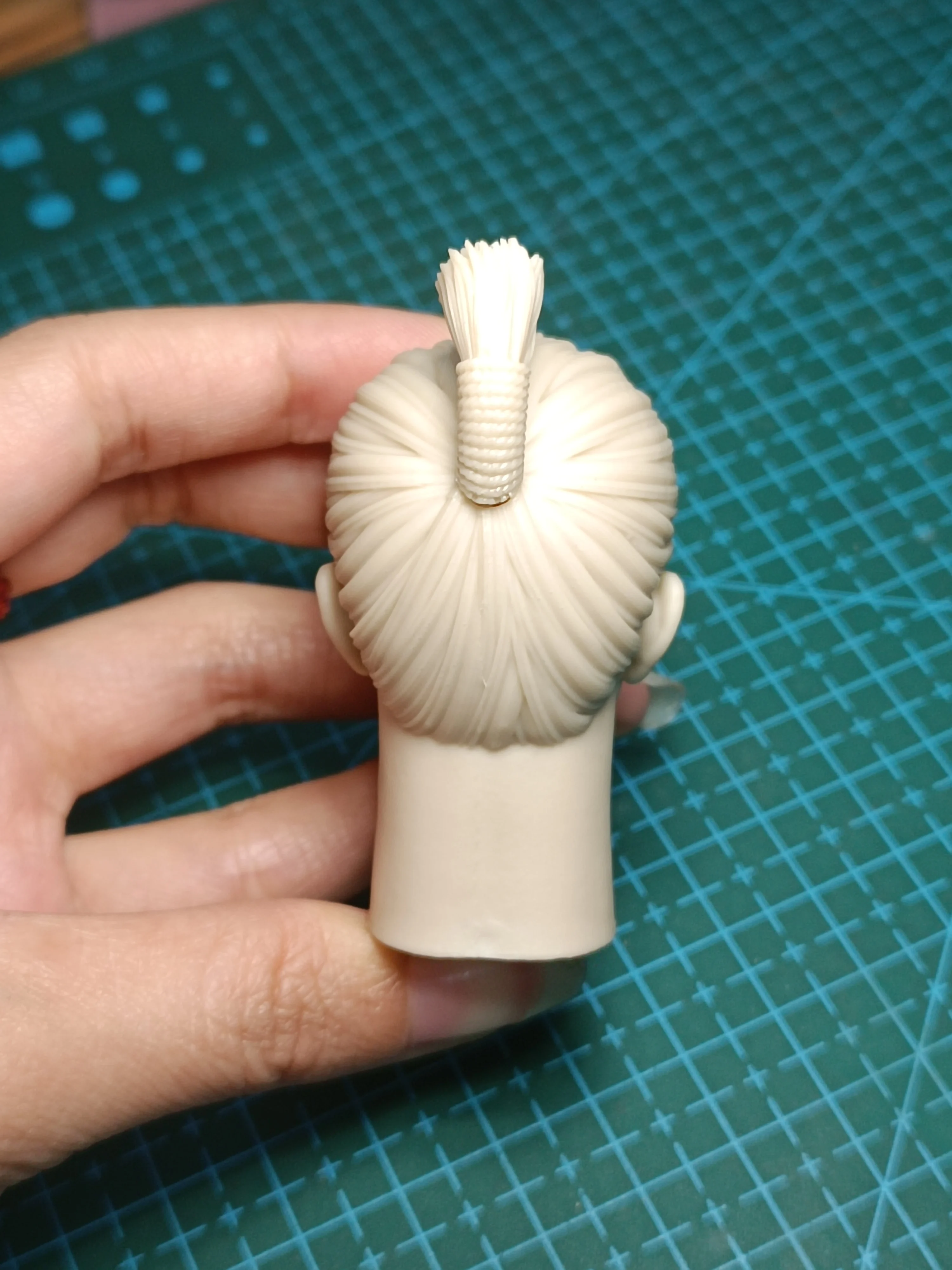 1/6 Bilancia Antico Samurai Giapponese Maschio 3D Testa Intagliare Modello di Bambola Giapponese Per 12 "Soldato Action Figure Giocattoli
