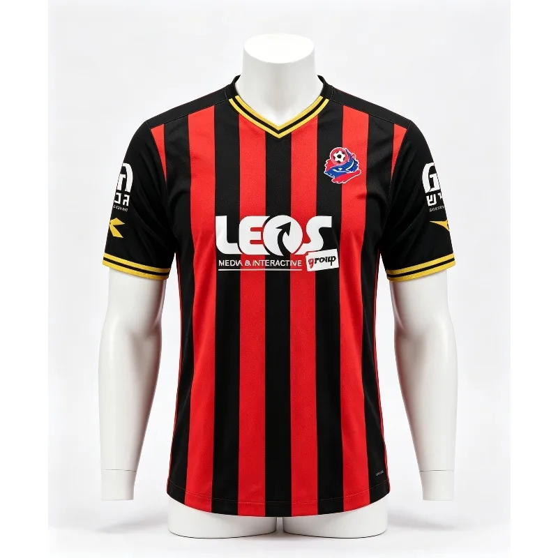 2023-24 Soccer Jersey Hapoel Haifa Adults Kids Vintage Classic Football Shirts The Sharks Israel Short Sleeve Sports Fan Uniform