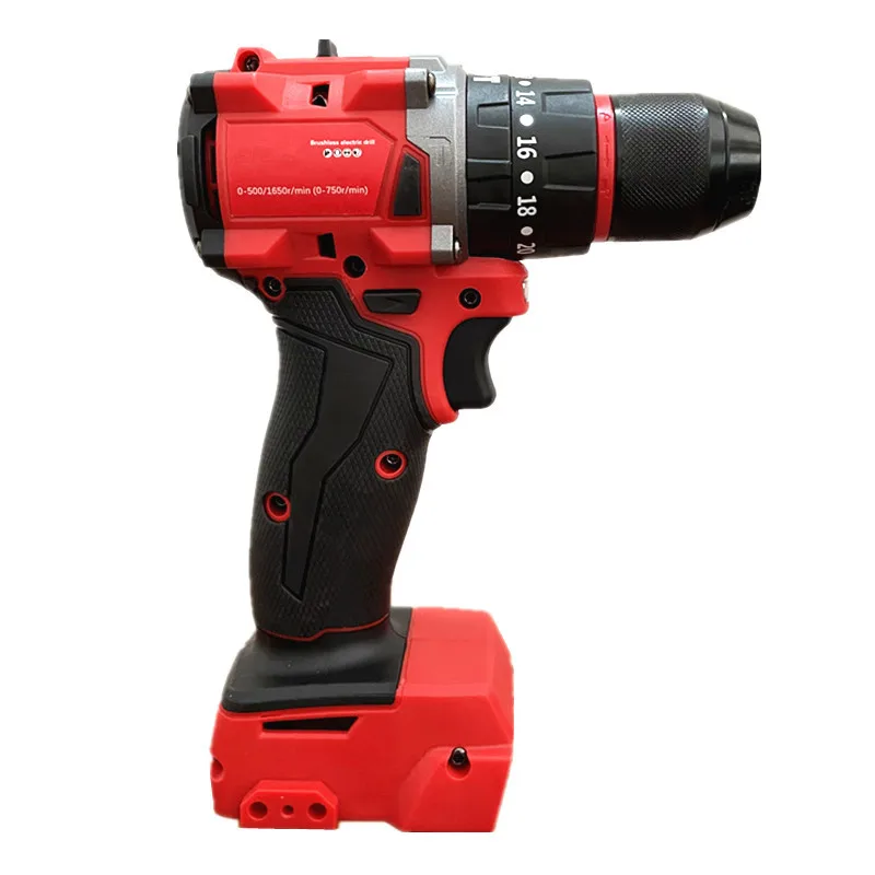 20+3 Torque Cordless Impact Drill For Milwaukee 18V Battery Brushless Electric Drill Hammer Multifunctional Power Tools