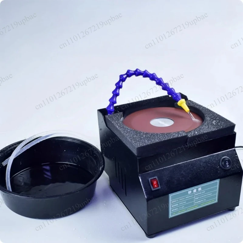 150mm Water‑Cooled Electric Knife Sharpener, Wet/Dry Grinding Wheel with One‑Touch Water Circulation & Adjustable Speed