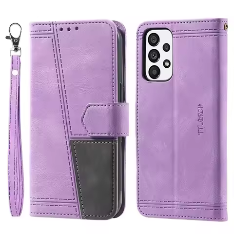 Wrist Strap Flip Leather Case For Samsung Galaxy A13 A33 A53 A73 A12 A22 A52 S A72 A51 A71 A50 A70 Wallet Card Phone Cover Coque