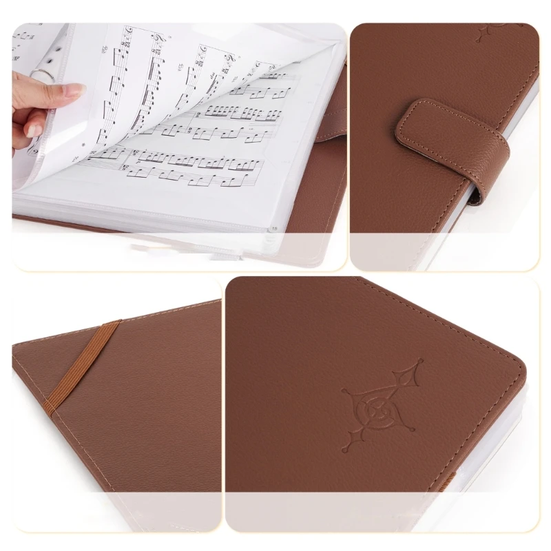 Sheet Music Folder Binders Music File Folder Paper Document Storage Holder Bag Choral Paper Storage Document Holder Bag