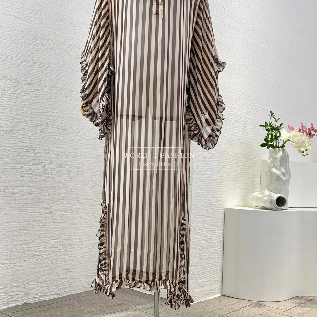 فساتين متوسطة الطول بأكمام طويلة على الموضة جديدة لعام 2025 للسيدات ذات جودة عالية كصور #5