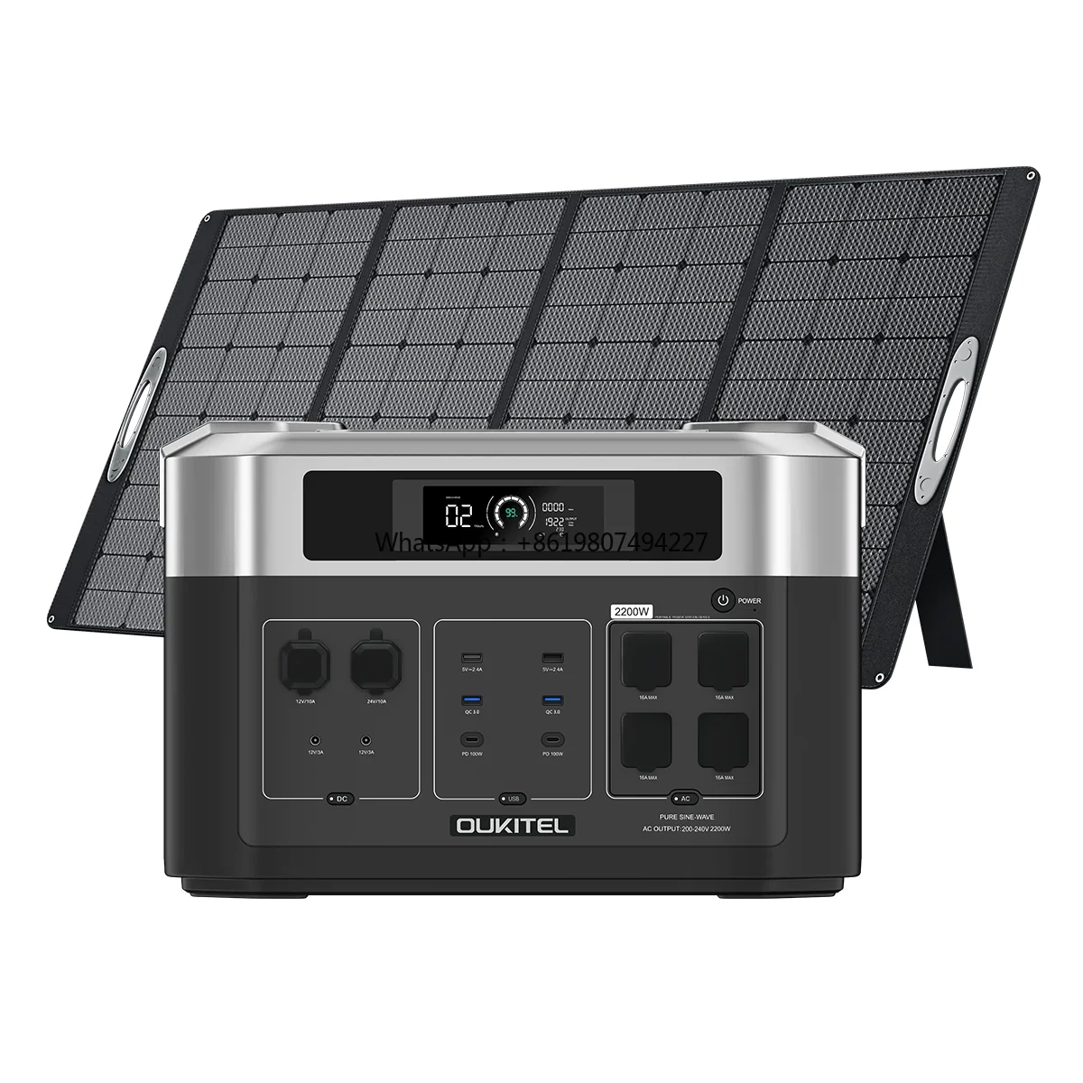 19KWh Solar Energy System 3200W 3600W Portable Power Station Generador Electrico Solar Portatil Generator