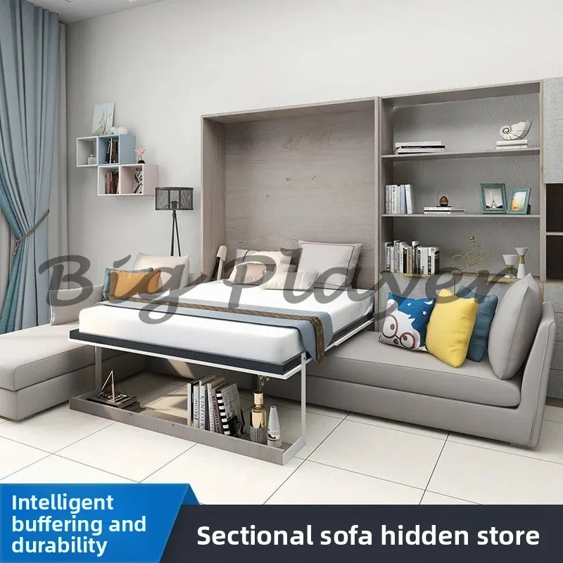 Sofa Bed Multifunctional Invisible Bed, Split Murphy Bed Living Room Sofa