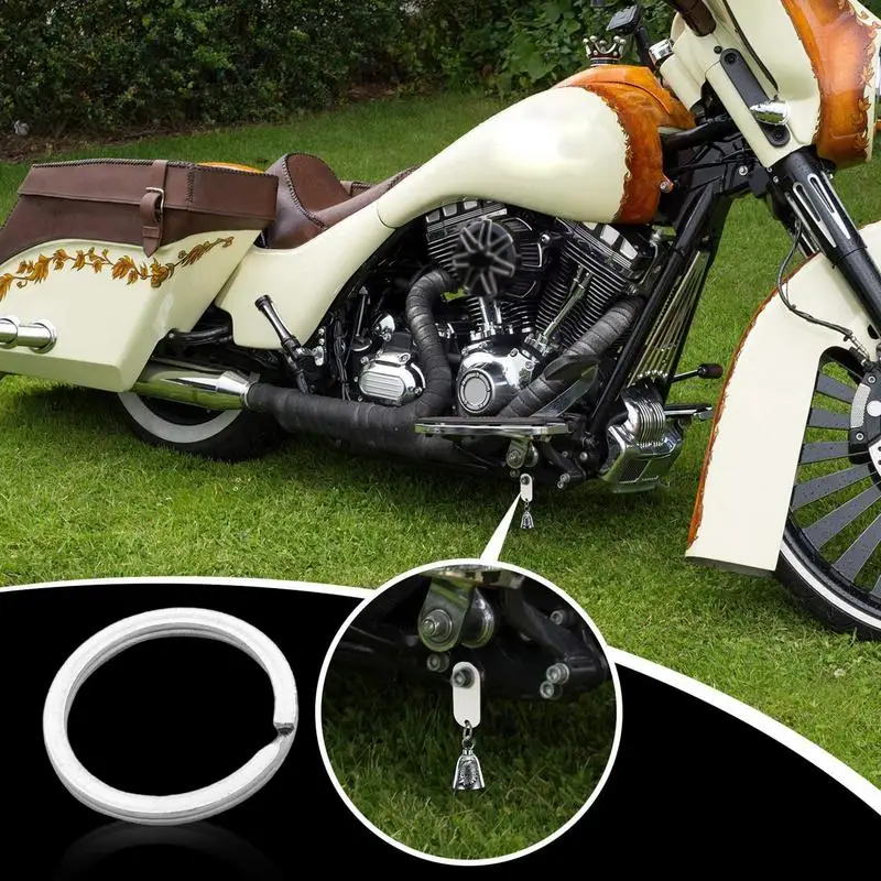 Biker Bells Motorcycle Hung Biker Bell Decor Stainless Steel Motorcycle Bell For Cycles Man Biker Riders Husband