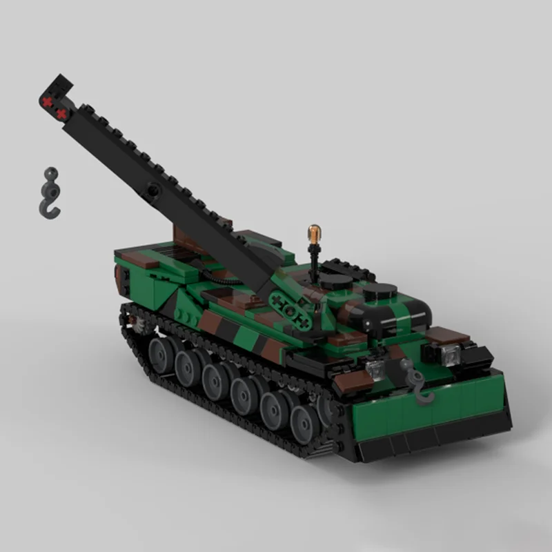 نموذج سيارة مدرعة Moc قوالب بناء الجيش خزان الانتعاش نموذج التكنولوجيا وحدات كتل هدايا عيد الميلاد اللعب لتقوم بها بنفسك مجموعات الجمعية