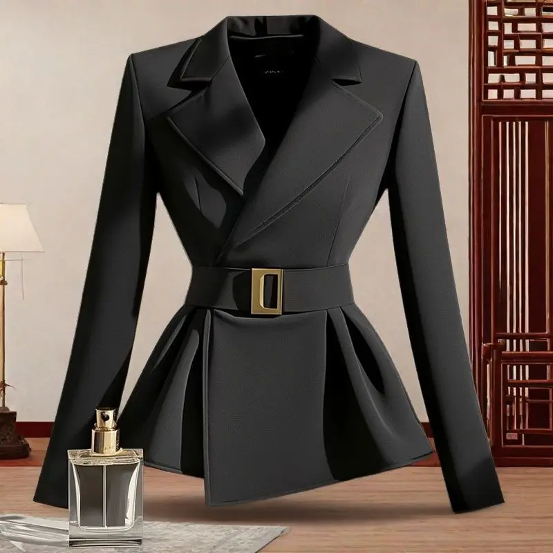 

Новый осенний блейзер 2025 года, элегантный и ледимый дизайн, нишевый элитный тонкий супер красивый