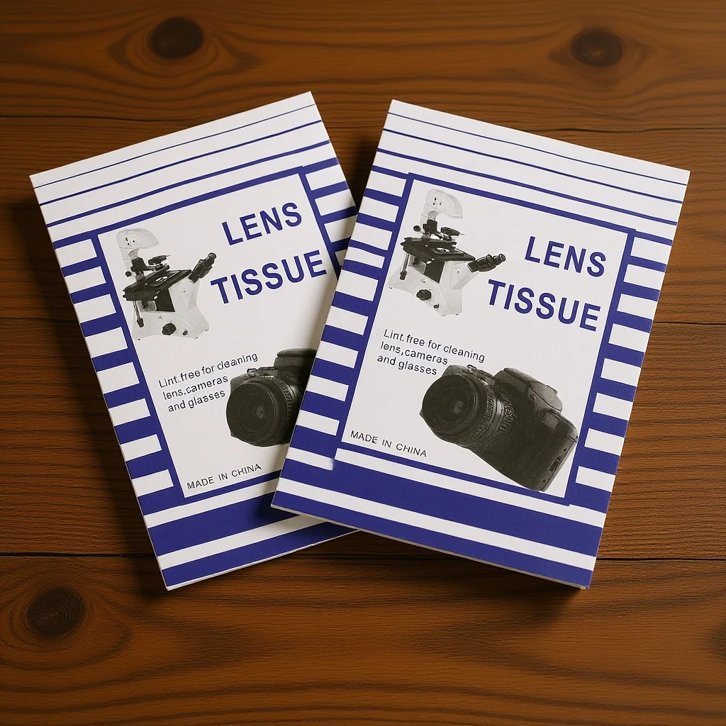 

100 pcs Lens Cleaning Wipes Dry Paper for Camera LCD Monitor Glasses CD Microscope Eyeglasses Swim Goggles Optics Clean Without