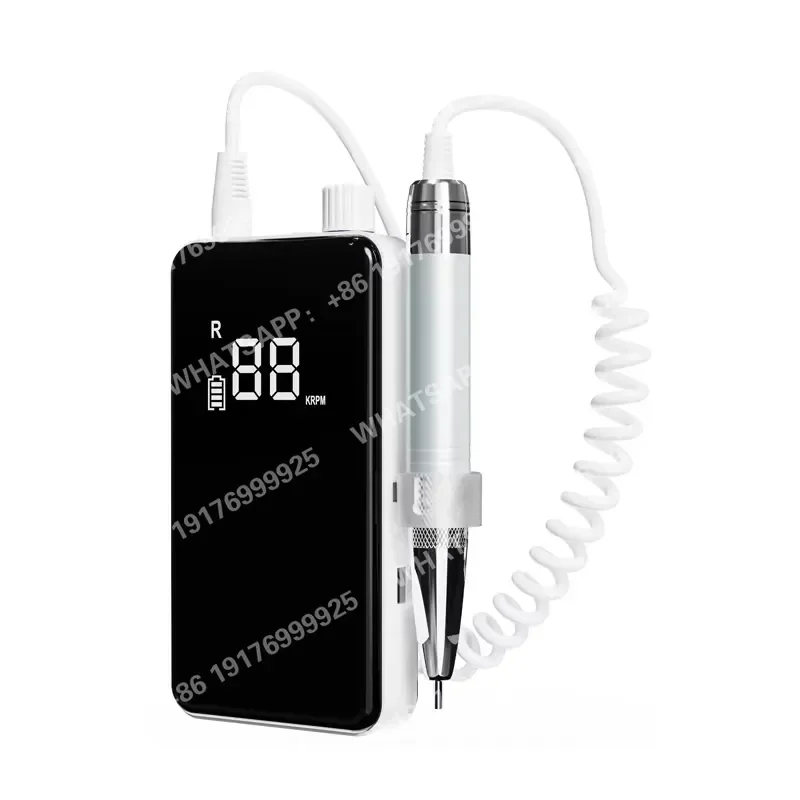 Profession Portable Electric Nail File Desktop Cordless Nail Sander 40000rpm Brushless Display Nail Drill Low Noise Efile Oem
