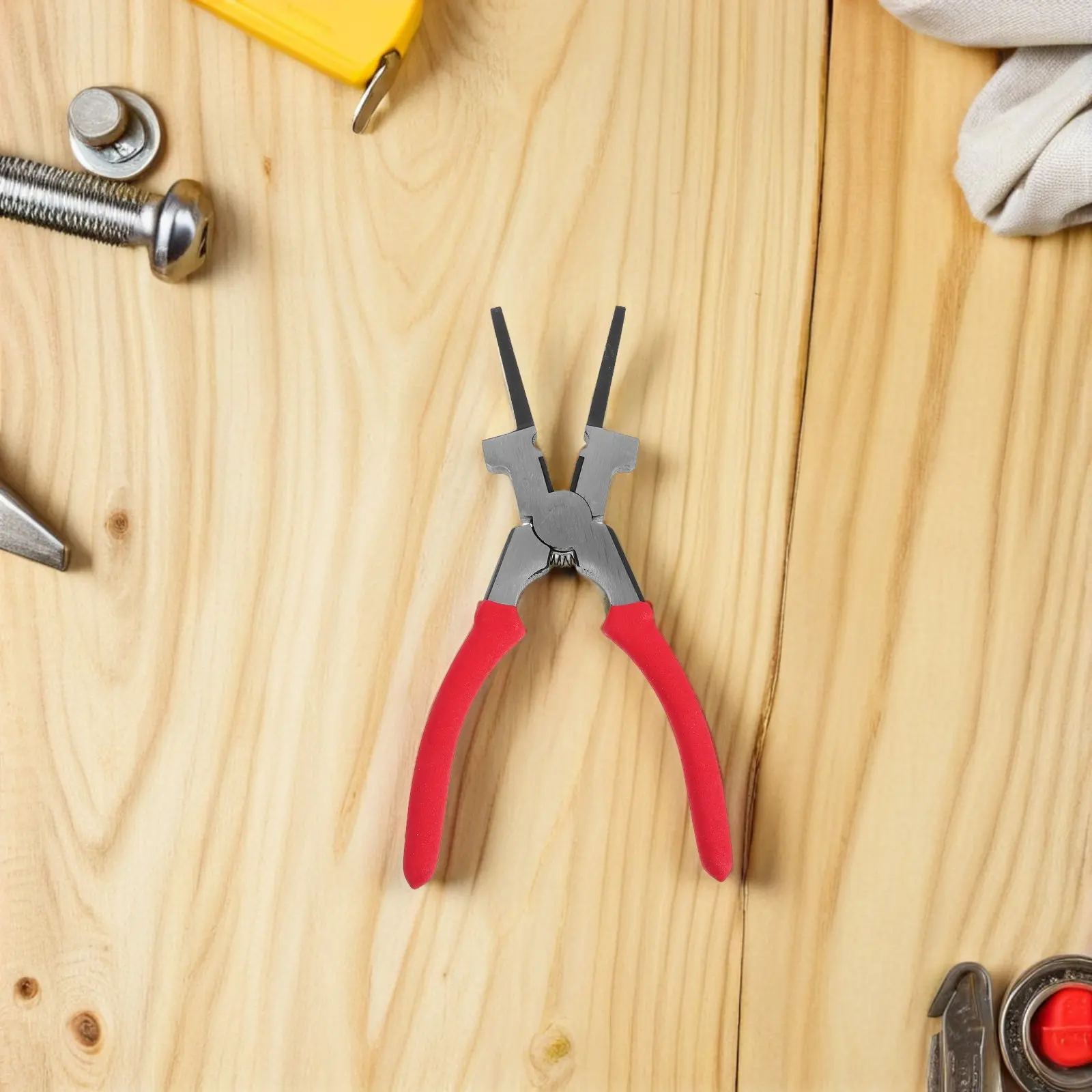 Carbon Steel Welding Pliers Multi .86 Inch Insulated Handle Nozzle Removal Wire Cutting Tool Precision Welding