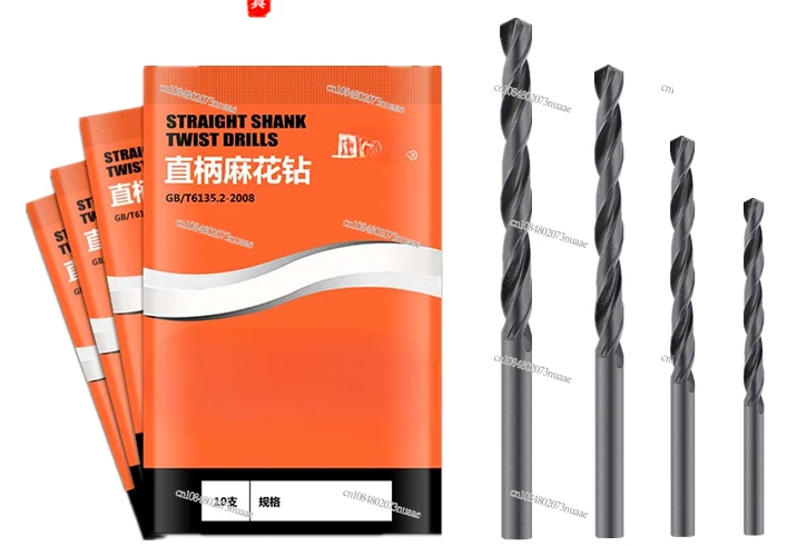 Straight Shank Twist Drill Bit, High Speed Steel 6542 Electric Drill, Rhinestone Flower 3.2-4.2-5.2-6.8mm