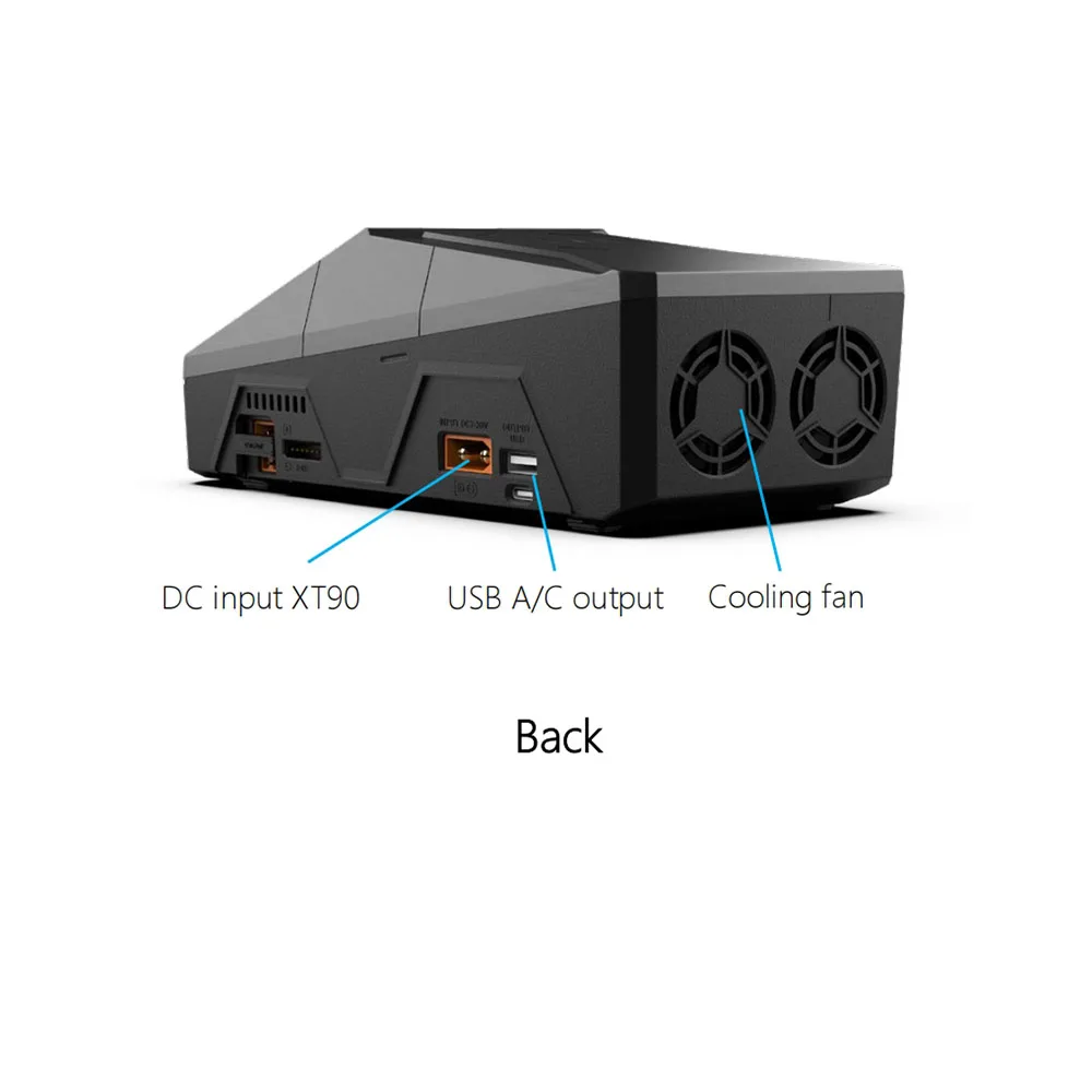 

ToolkitRC Q6AC Charger AC 400W/DC 1000W 4CH output Built-in 65W USB A/TYPEC Output ,LiPo, 1-6S，NiMH 1-16S,PB 1-10S Charger