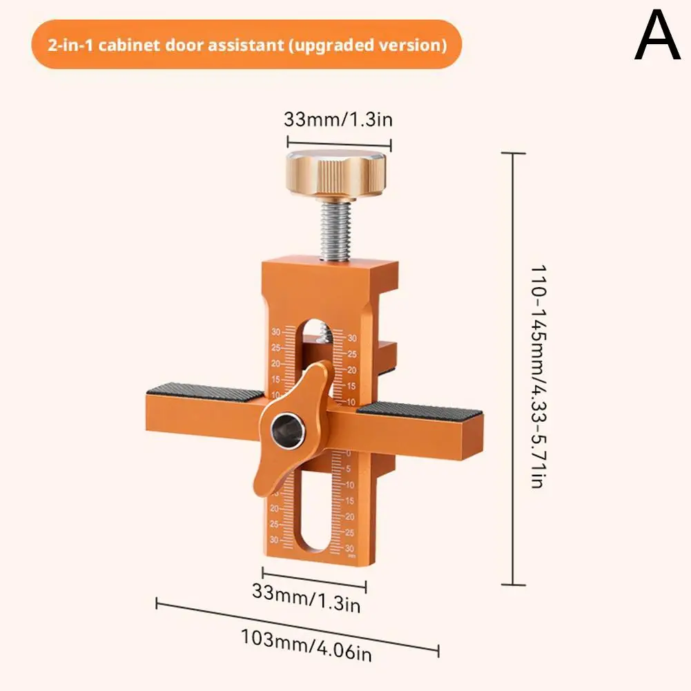 Регулируемое вспомогательное устройство для дверцы шкафа, подъемное и установка «два в одном», перфорационное устройство, инструмент для крепления дверного шкафа, Auxil X6O6
