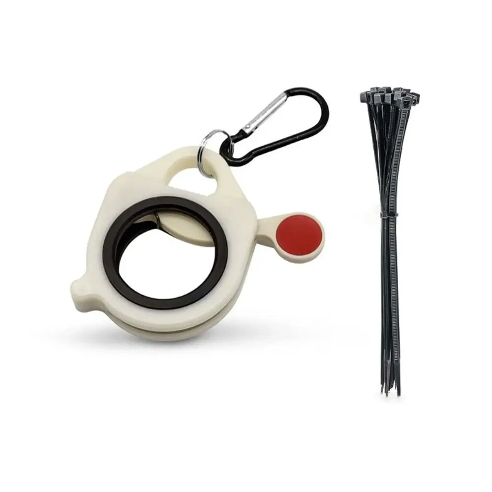 Durable Plastic Cable Tie Organizer Fluorescent Portable Storage Cable Tie Holder Stable Cable Tie Storage Tool