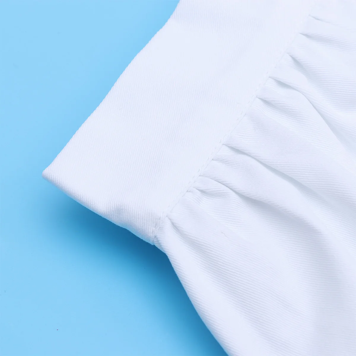 

1 шт., чистый белый европейский полуфартук из хлопка премиум-класса, удобный регулируемый пояс, можно стирать в машине для женщин, горничной