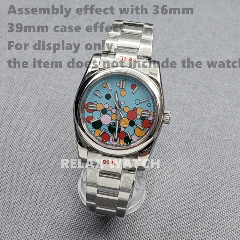 2023 New 29mm Luminous Dial Suitable For Eta2824 2836 Miyota82 Series Mingzhu Dg2813 Nh35 Nh36 Automatic Movement Colorful