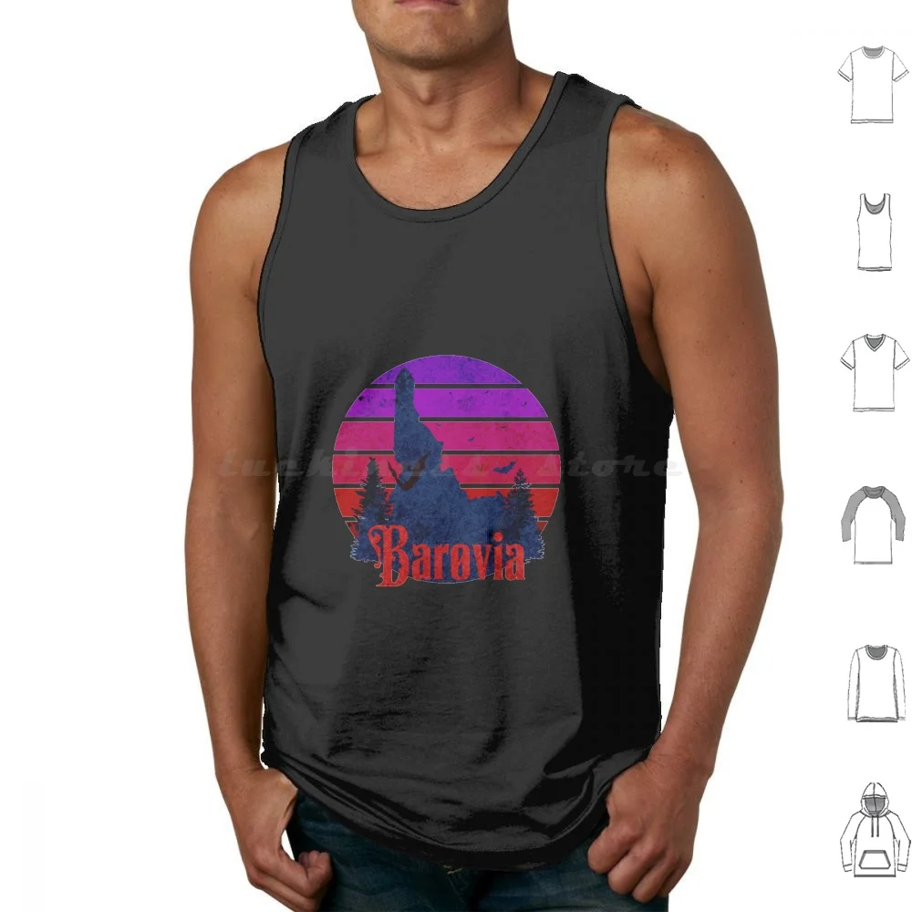 Camp Barovia Tank Tops Print Cotton And D D Barovia Curse Of Strahd Ttrpg Dnd Strahd Ravenloft Van Richten Vampires