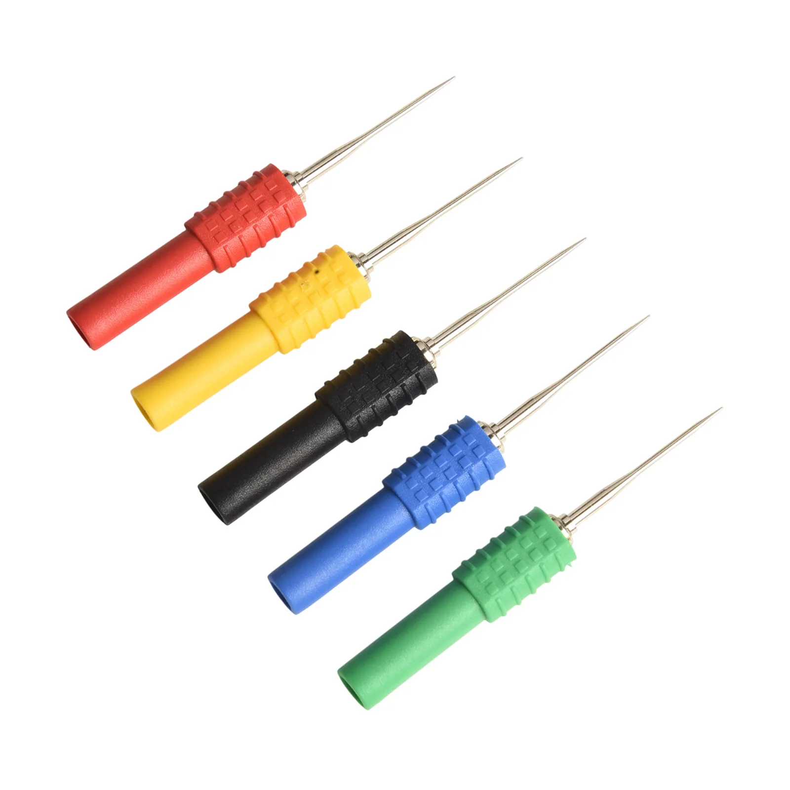 Advanced Acupuncture Probe Set for Accurate Electrical Measurements 5pcs Needle Back Test Probes and 20pcs Replacement Needles