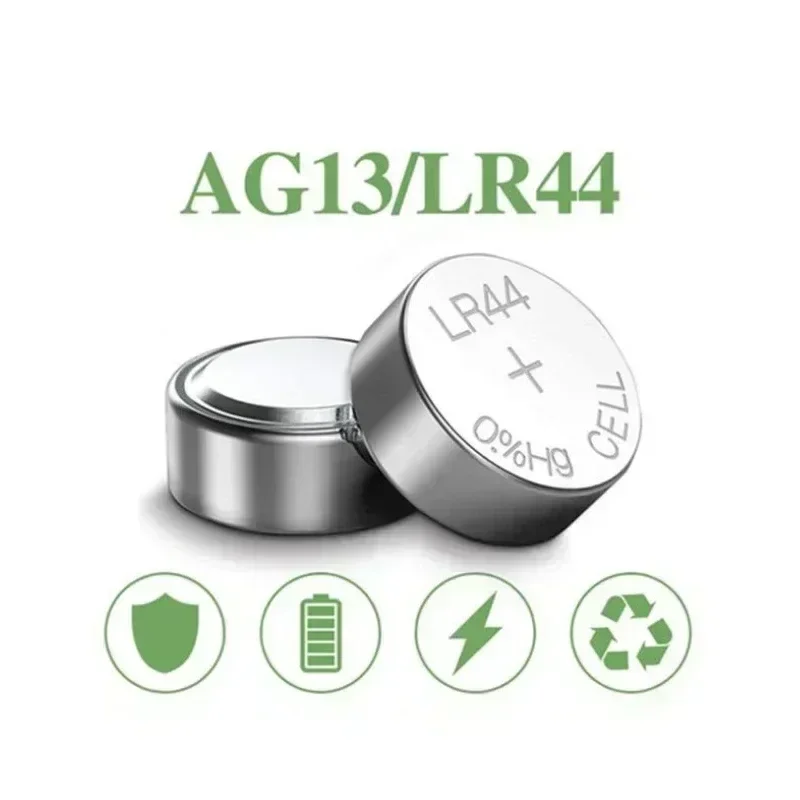 10-200 pieces LR44 AG13 160mAh coin watch battery L1154 357 SR44 1.55V alkaline button battery suitable for watches B85B